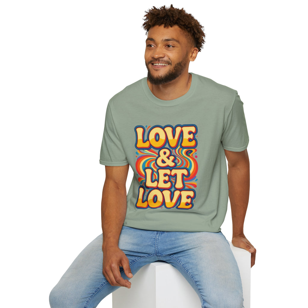Love & Let Love Retro T-Shirt
