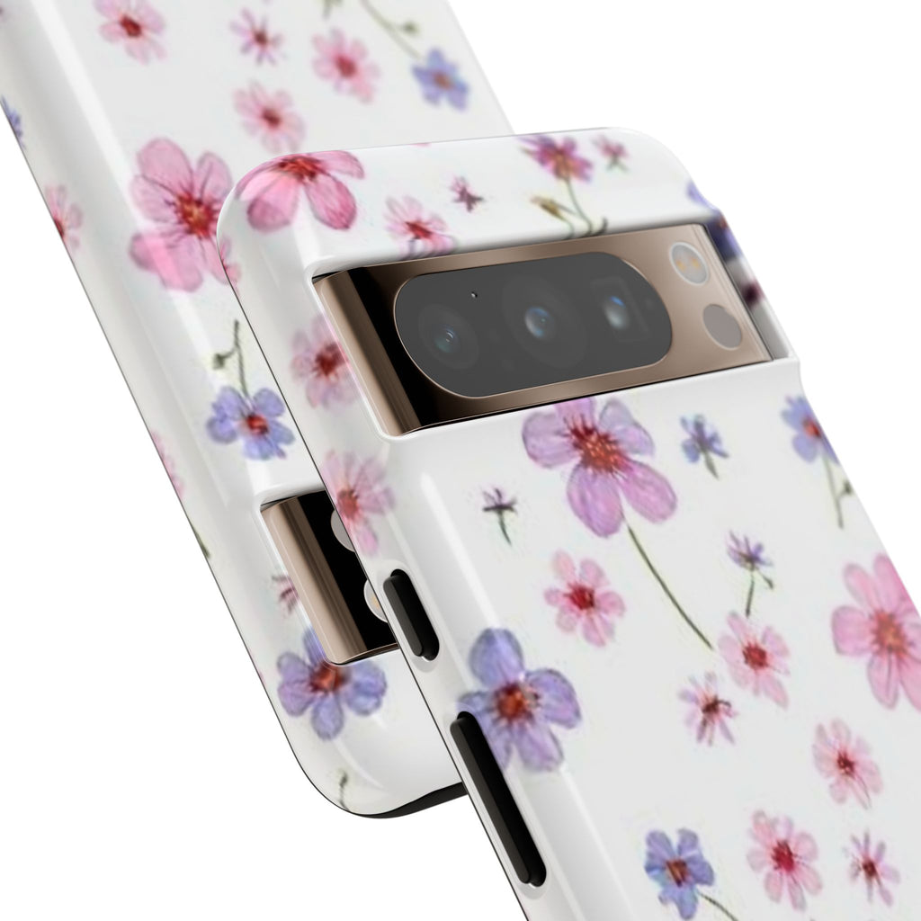 Pink Wildflower Tough Case for Android