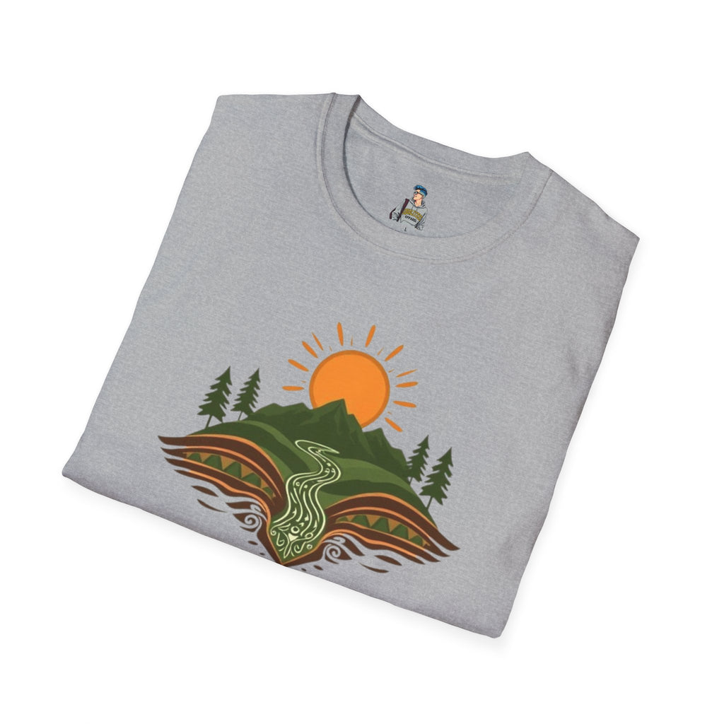 Mountain Scene Unisex Softstyle T-shirt