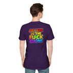 We are WHO We Are Just Leave Us tf Alone Pride Tee