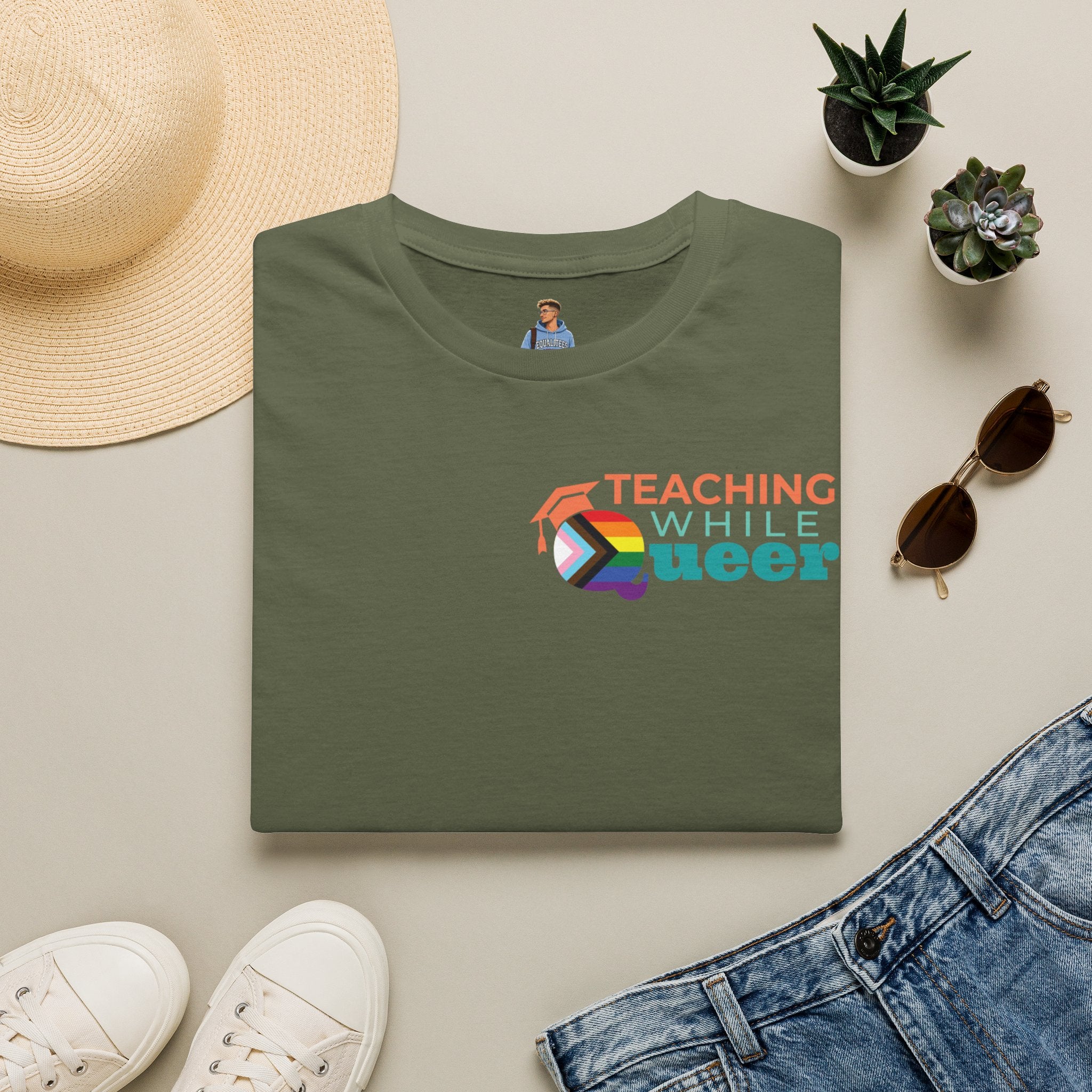 TWQ - Teaching While Queer Unisex Softstyle Logo T-shirt