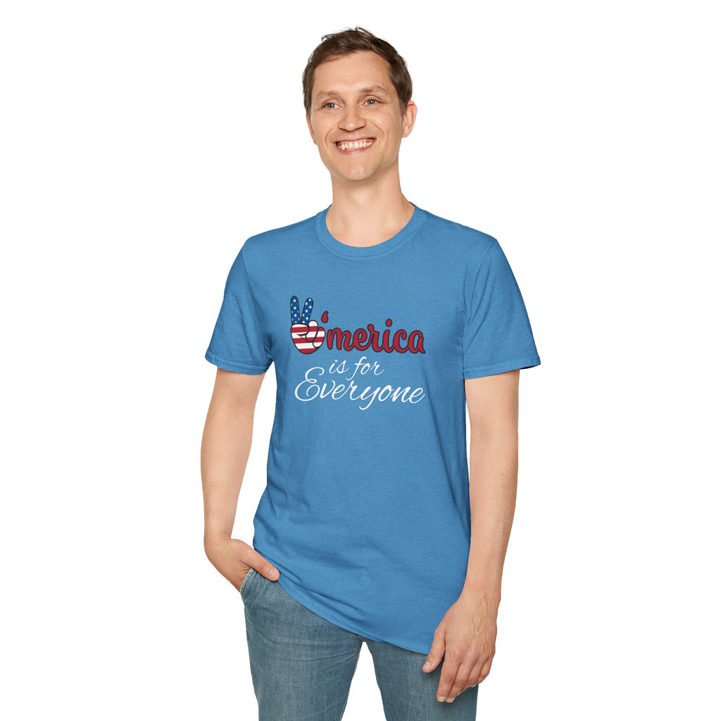 'Merica is for Everyone - Softstyle Unisex T-Shirt