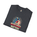 Patriotic Activism T-Shirt - Our Resistance Matters & Save Democracy Designs