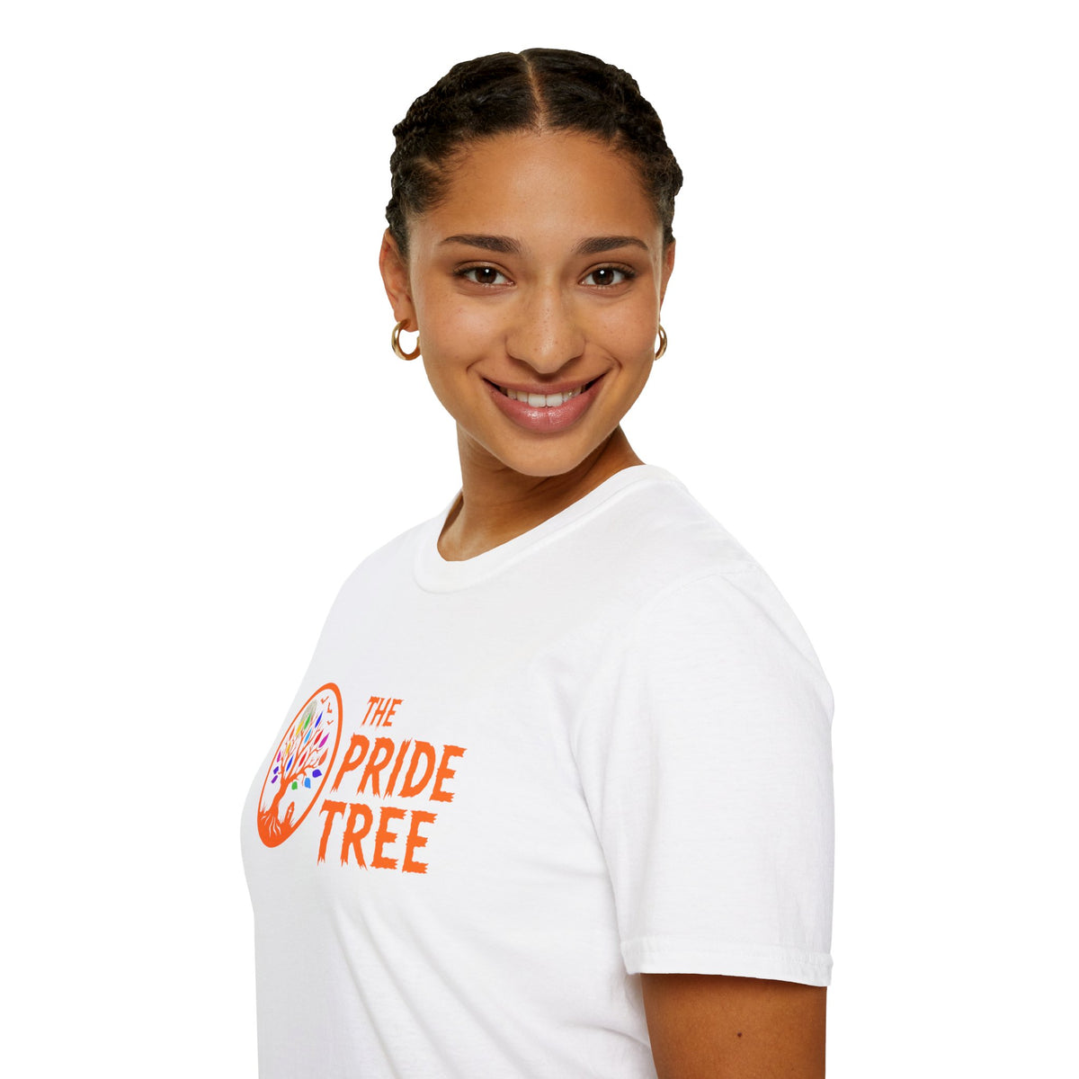 Orange Halloween Logo Pride Tree T-Shirt