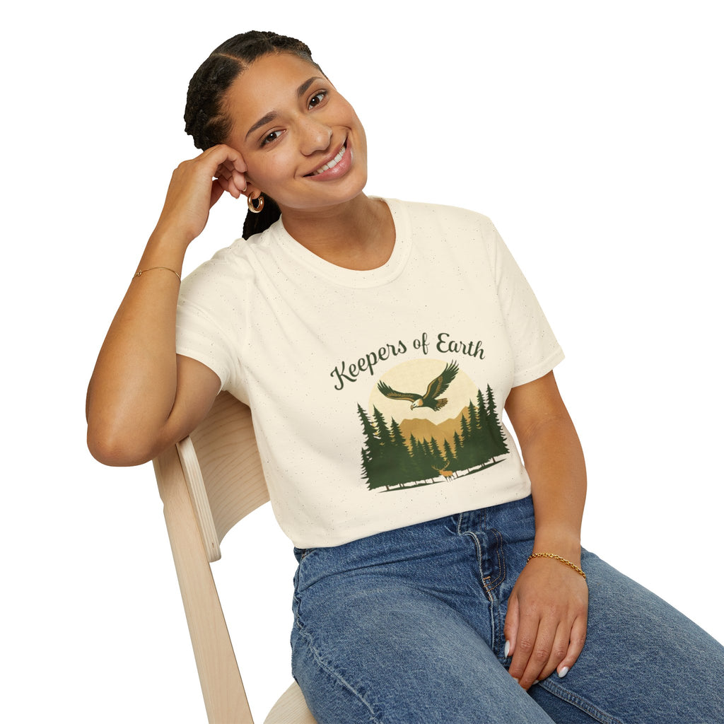 Keepers of the Earth Eagle and Elk T-shirt