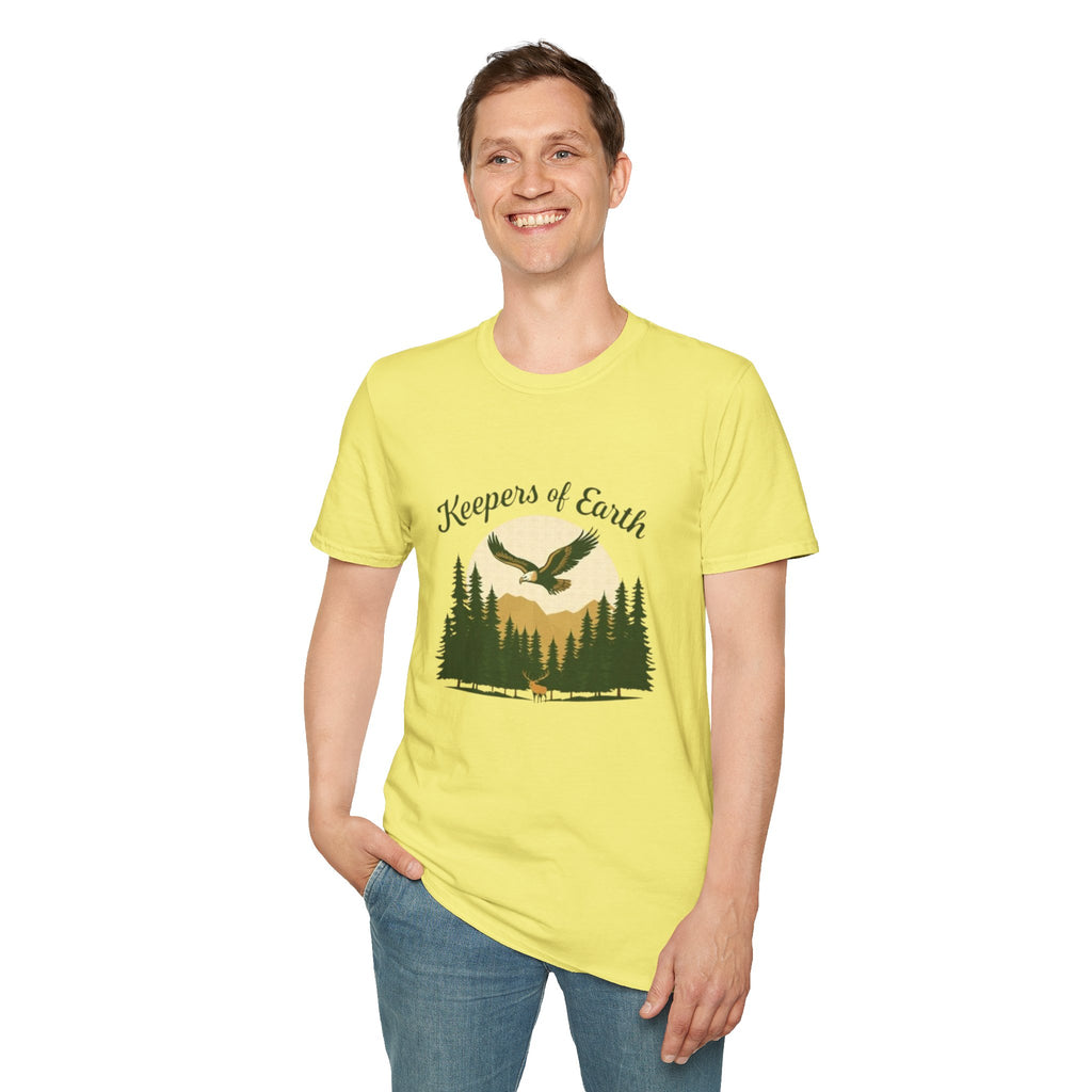 Keepers of the Earth Eagle and Elk T-shirt