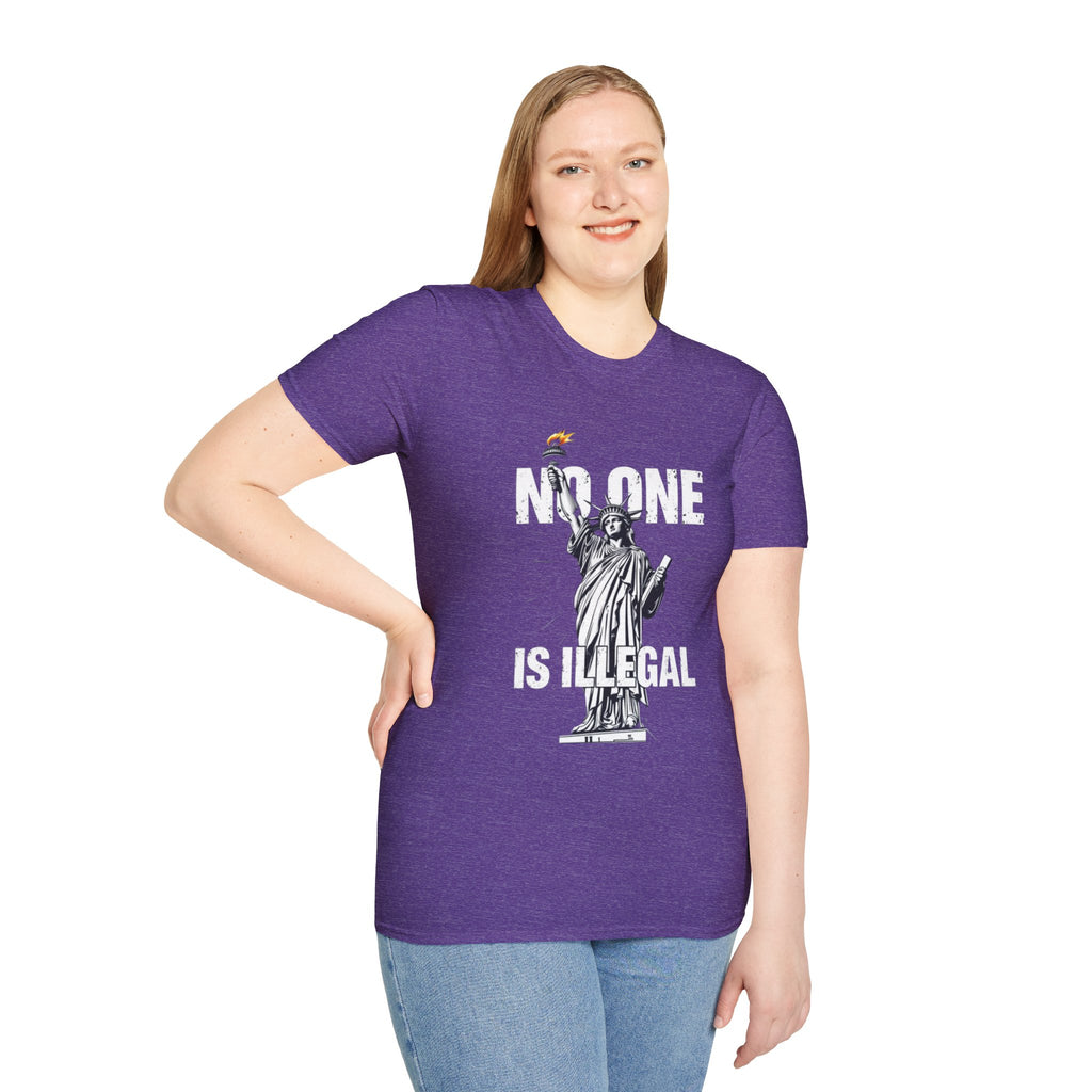 No One Is Illegal Graphic T-shirt