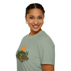 Mountain Scene Unisex Softstyle T-shirt