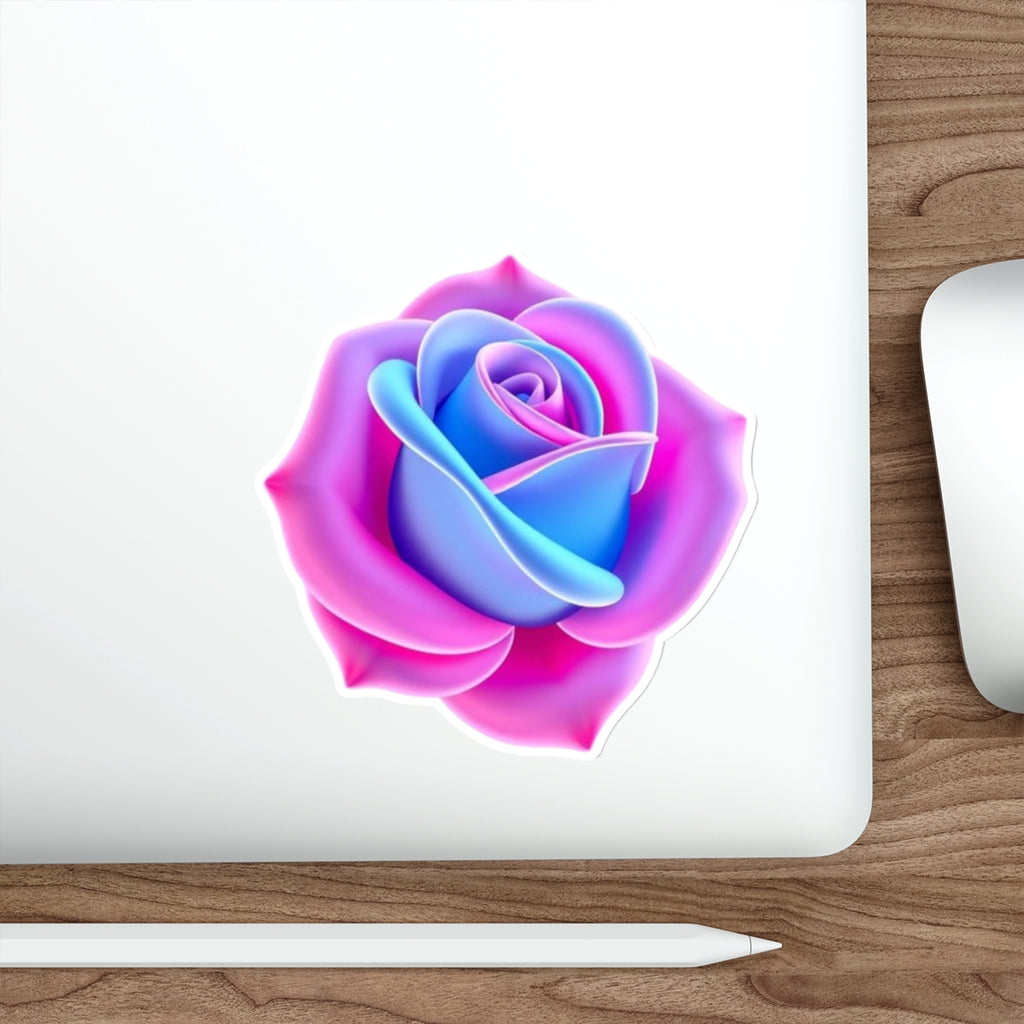Die-Cut Stickers - Rose - Trans Colors