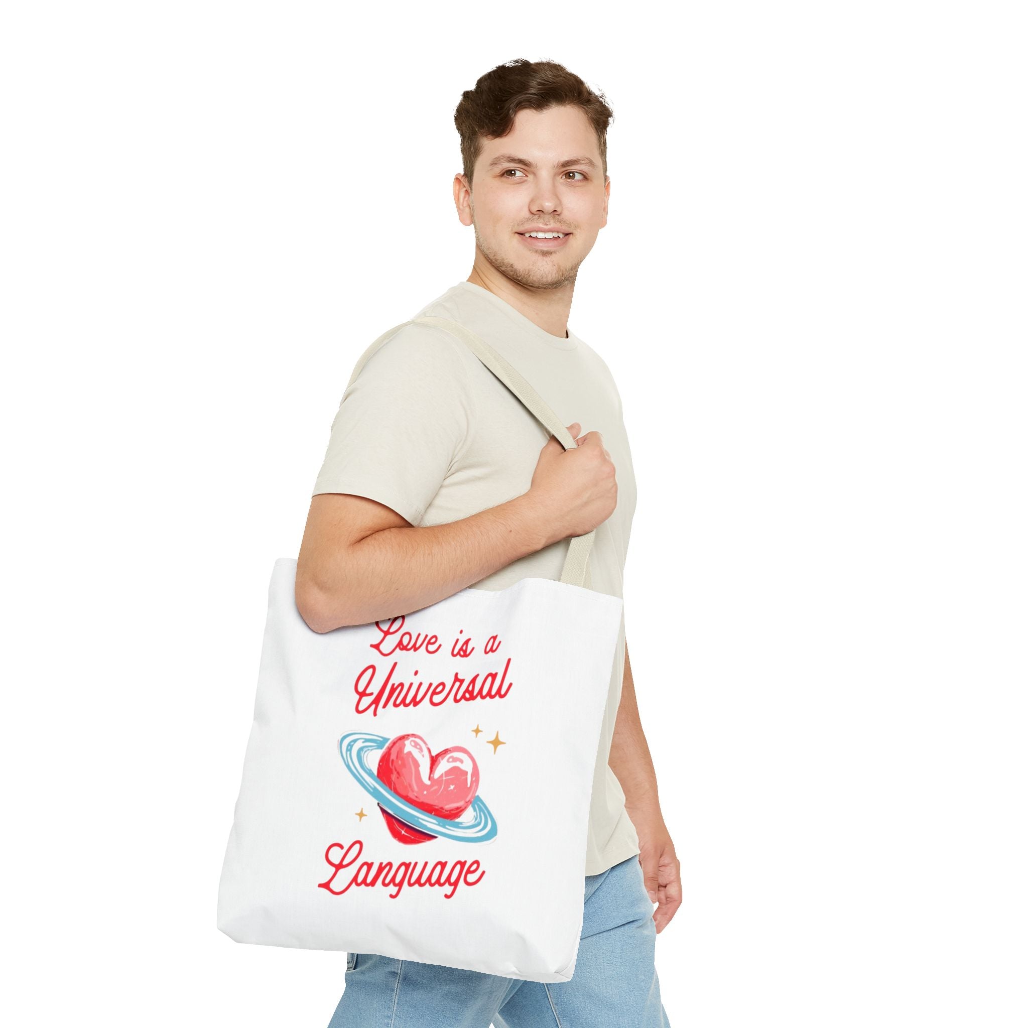Love is a Universal Language Design - Tote Bag