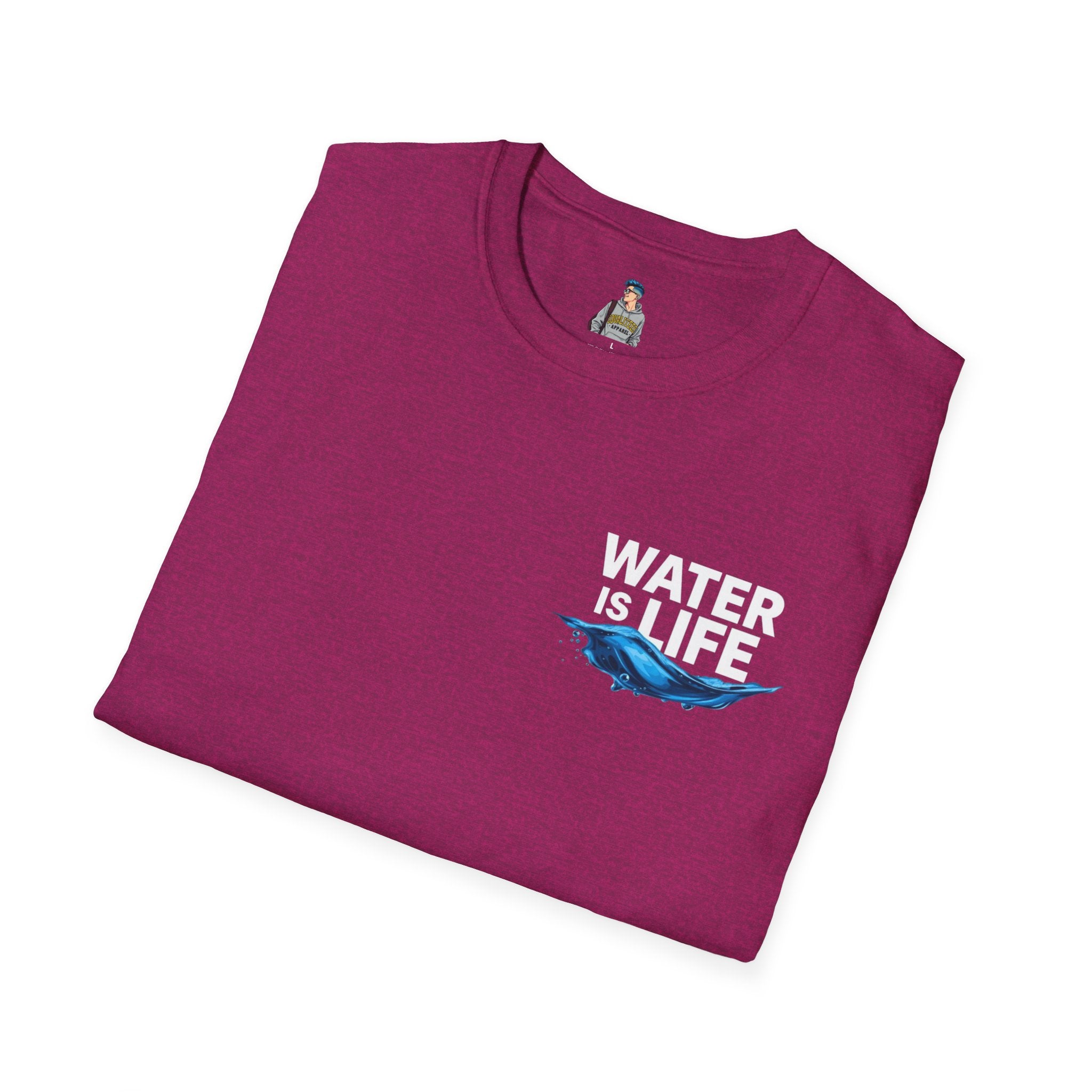 Water is Life Unisex T-Shirt | Eco-Friendly Tee for Environmentalists, Beach Lovers, Awareness Campaigns, Gifting