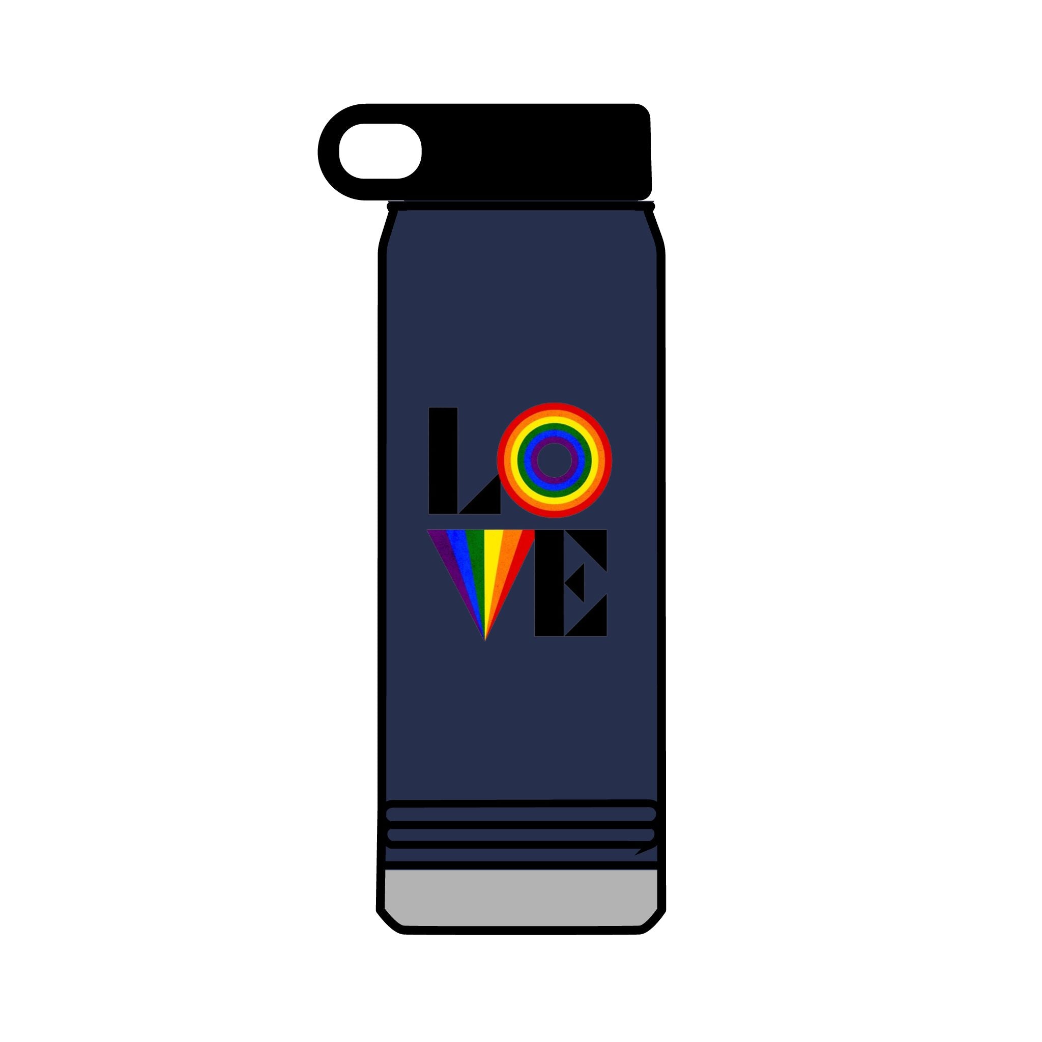 Rainbow Love 32oz Water Bottle