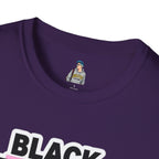 Unisex Softstyle T-Shirt - Black Trans Lives Matter Statement Tee