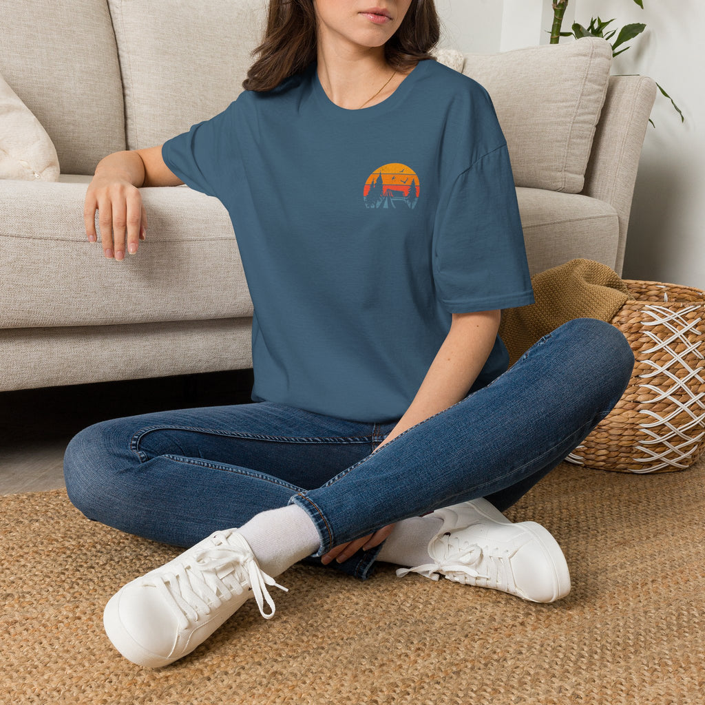 Unisex Softstyle T-Shirt - 'I'd Rather Be Camping' Adventure Tee