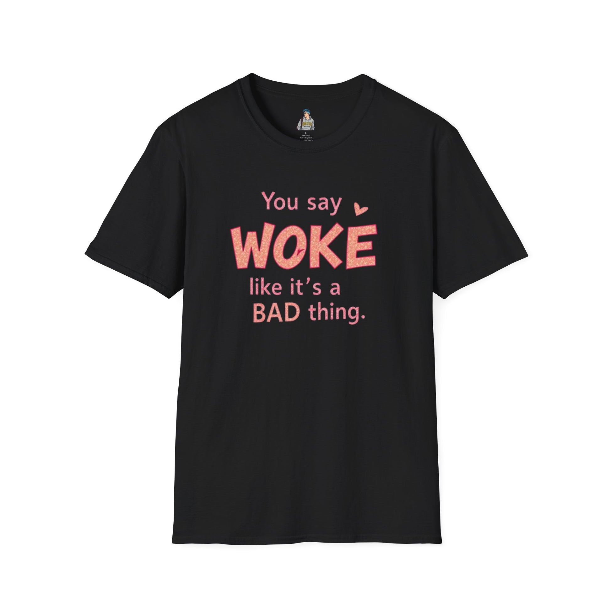 Woke is Empathy Unisex Softstyle T-Shirt - Bold Statement Tee for Everyday Activists