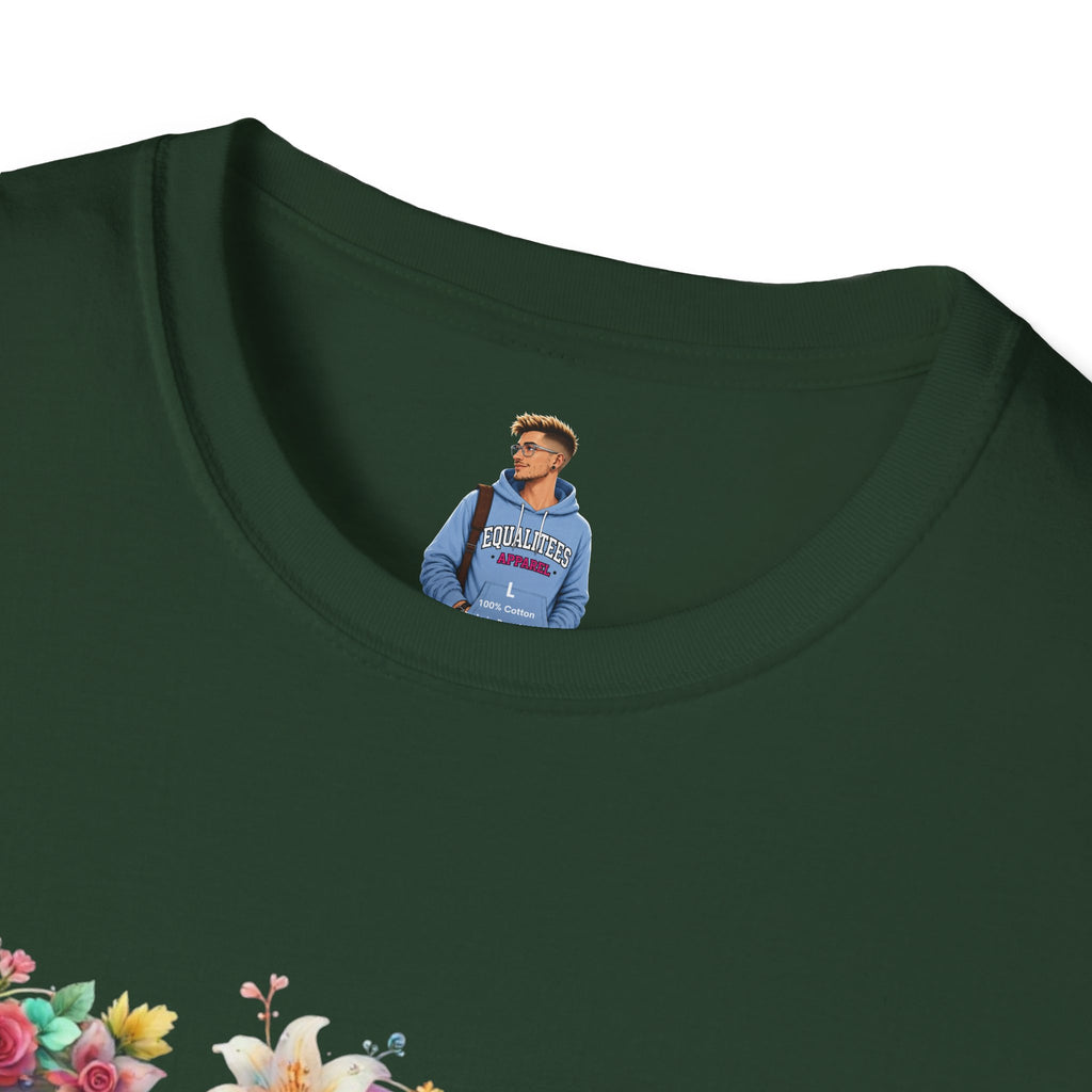FDT Bold Floral Typography T-Shirt