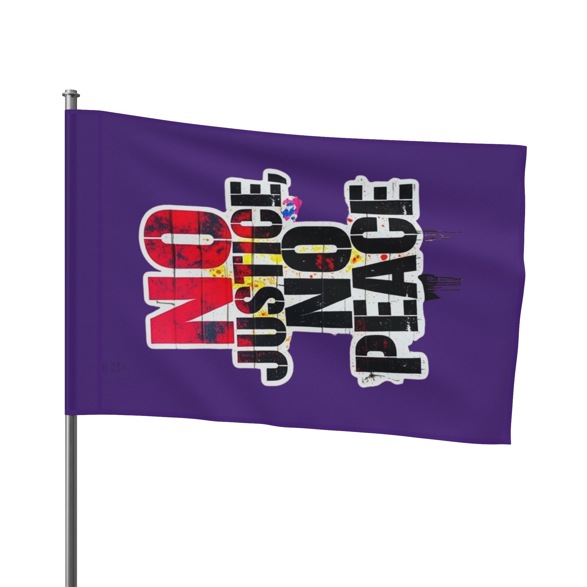 No Justice No Peace - Protest Flag
