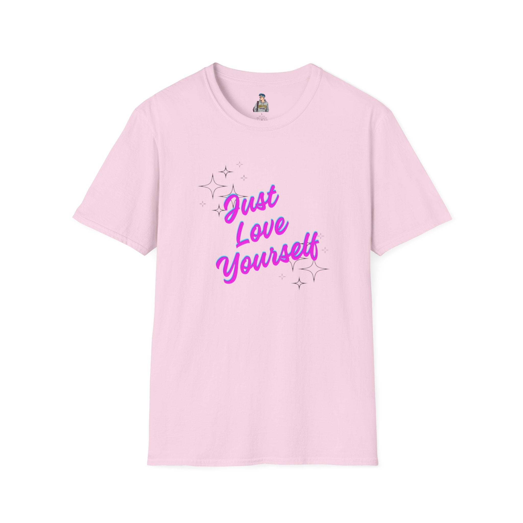 Just Love Yourself Unisex Softstyle T-Shirt - Motivational Tee for Self-Love
