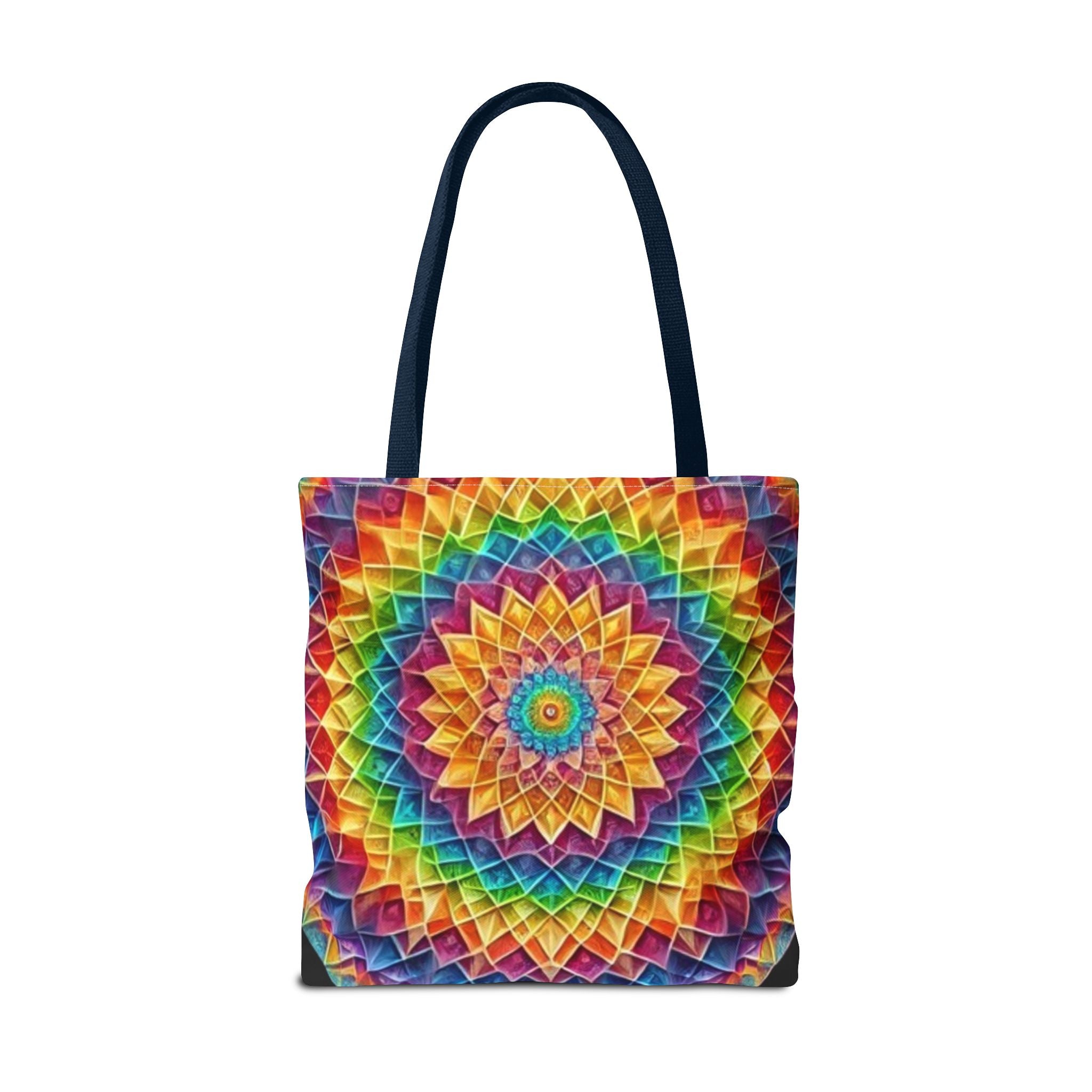 Rainbow Mandala Tote Bag