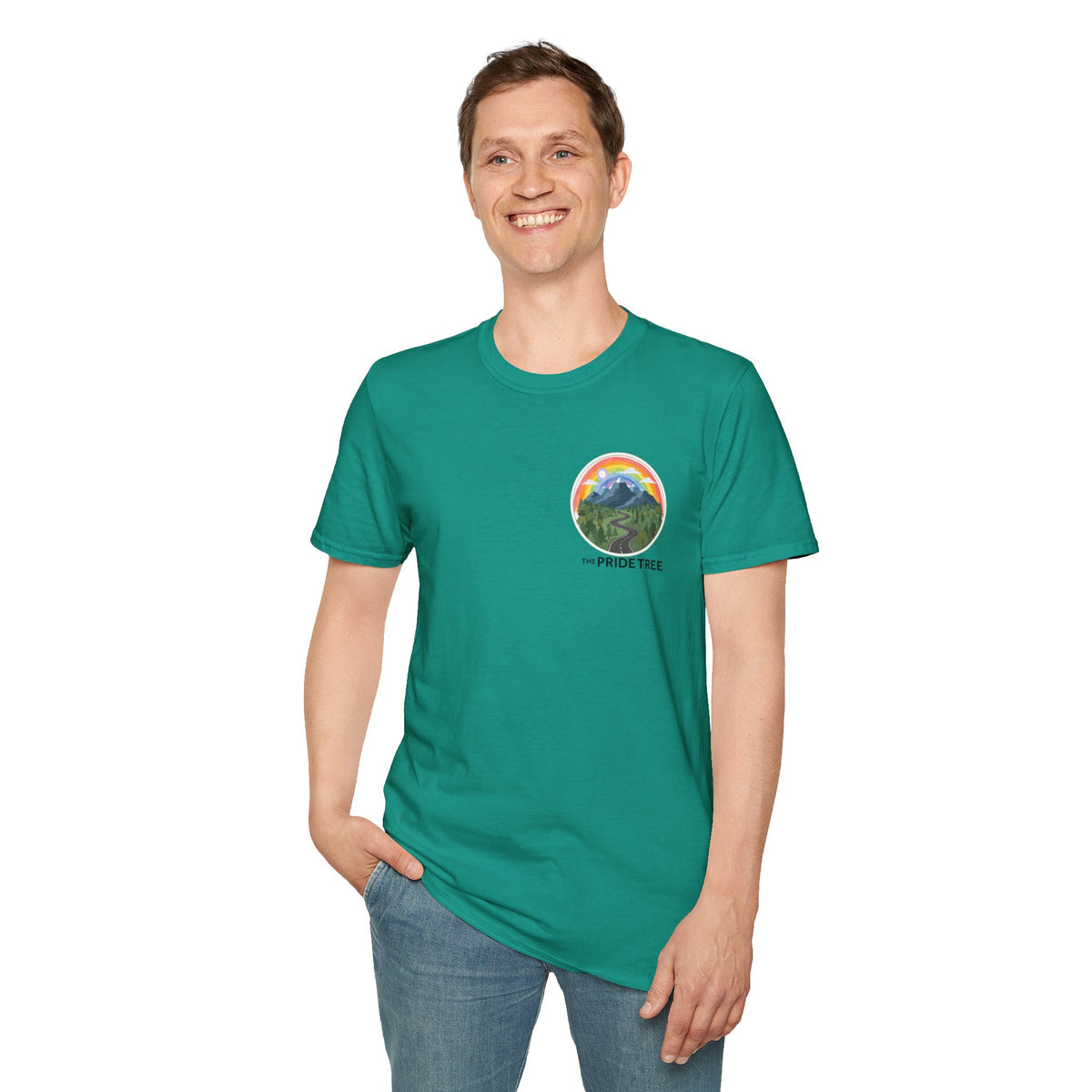 Pride Tree Las Vegas Mountain Graphic T-Shirt