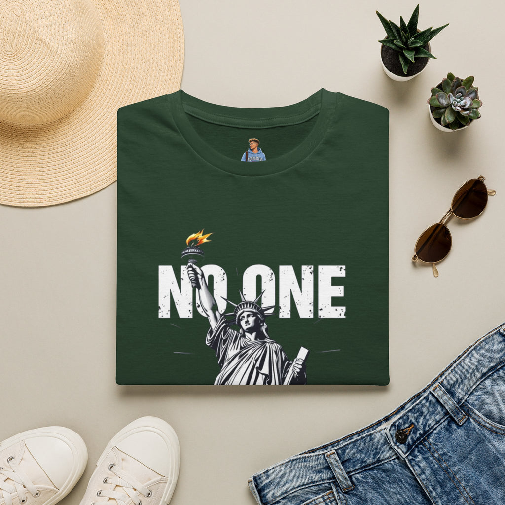 No One Is Illegal Graphic T-shirt