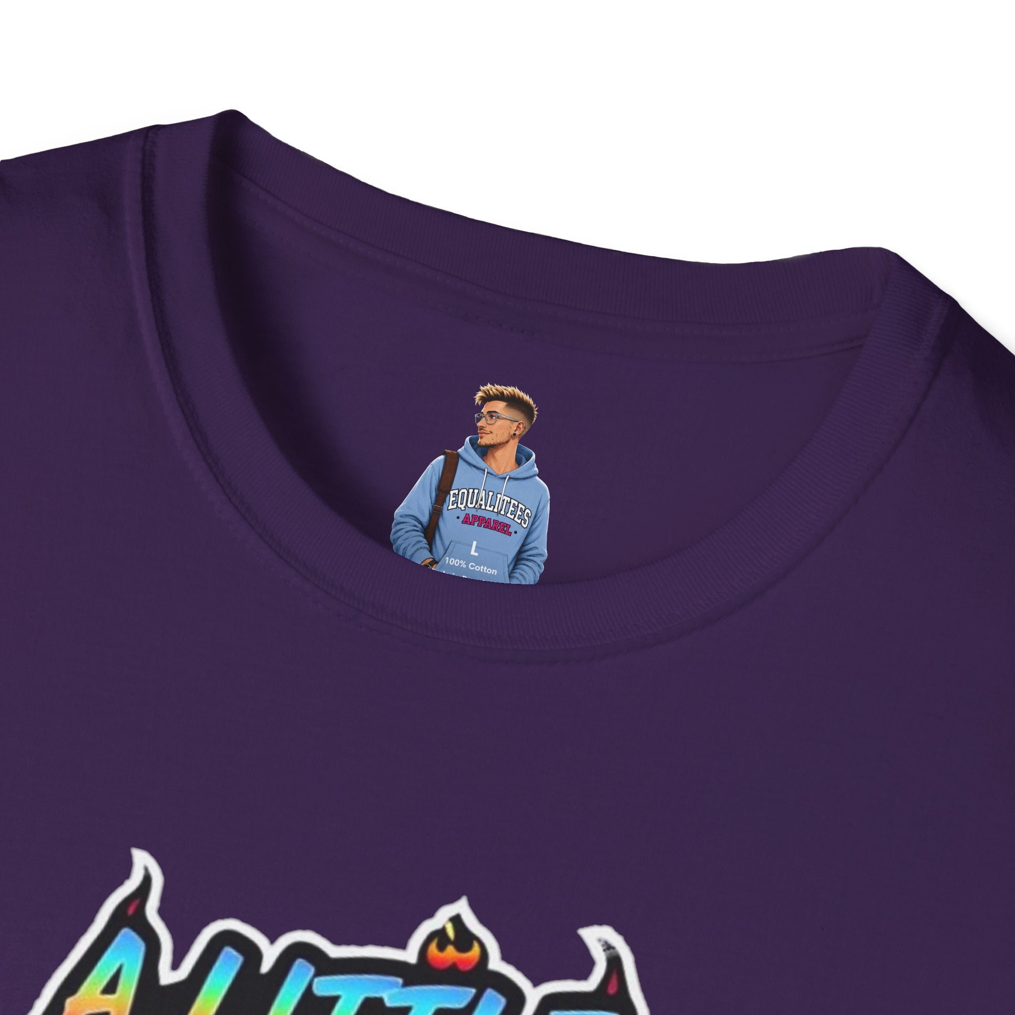 A Little Bit Neurospicy Unisex Softstyle T-Shirt - Fun & Quirky Graphic Tee for Neurodivergent Awareness