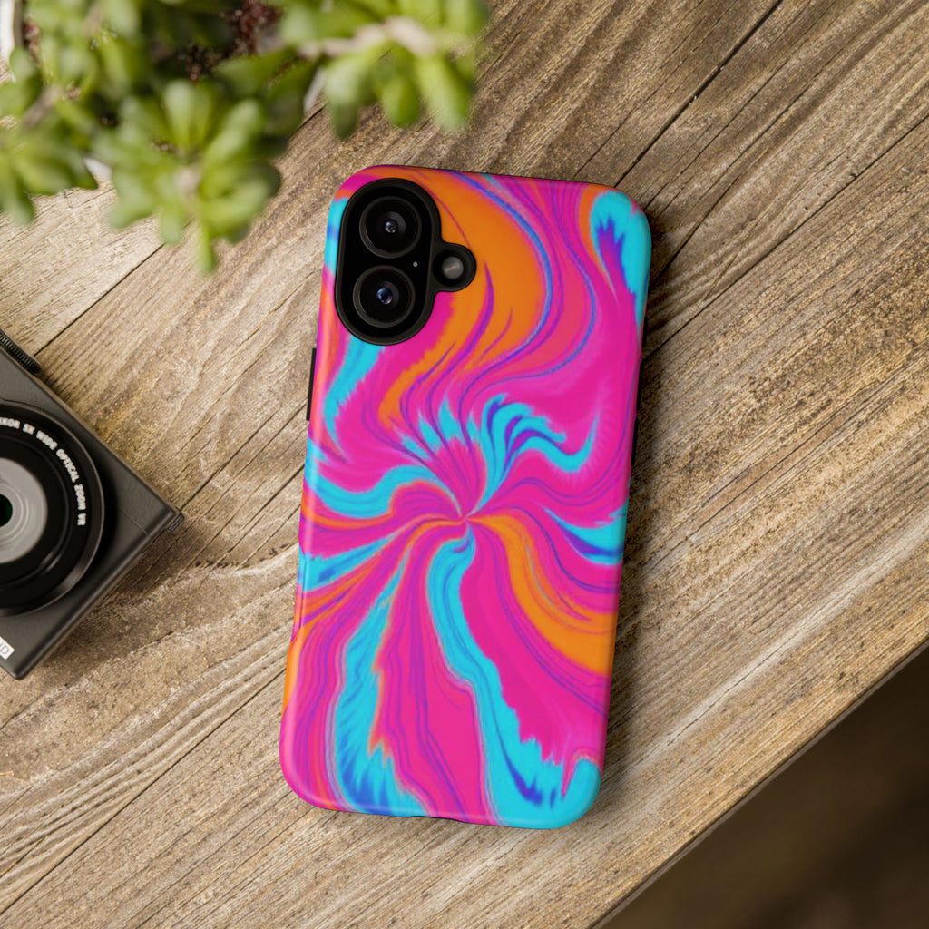 Psychedelic Swirl Tough Phone Case for iPhone