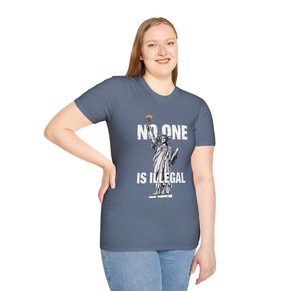 No One Is Illegal Graphic T-shirt