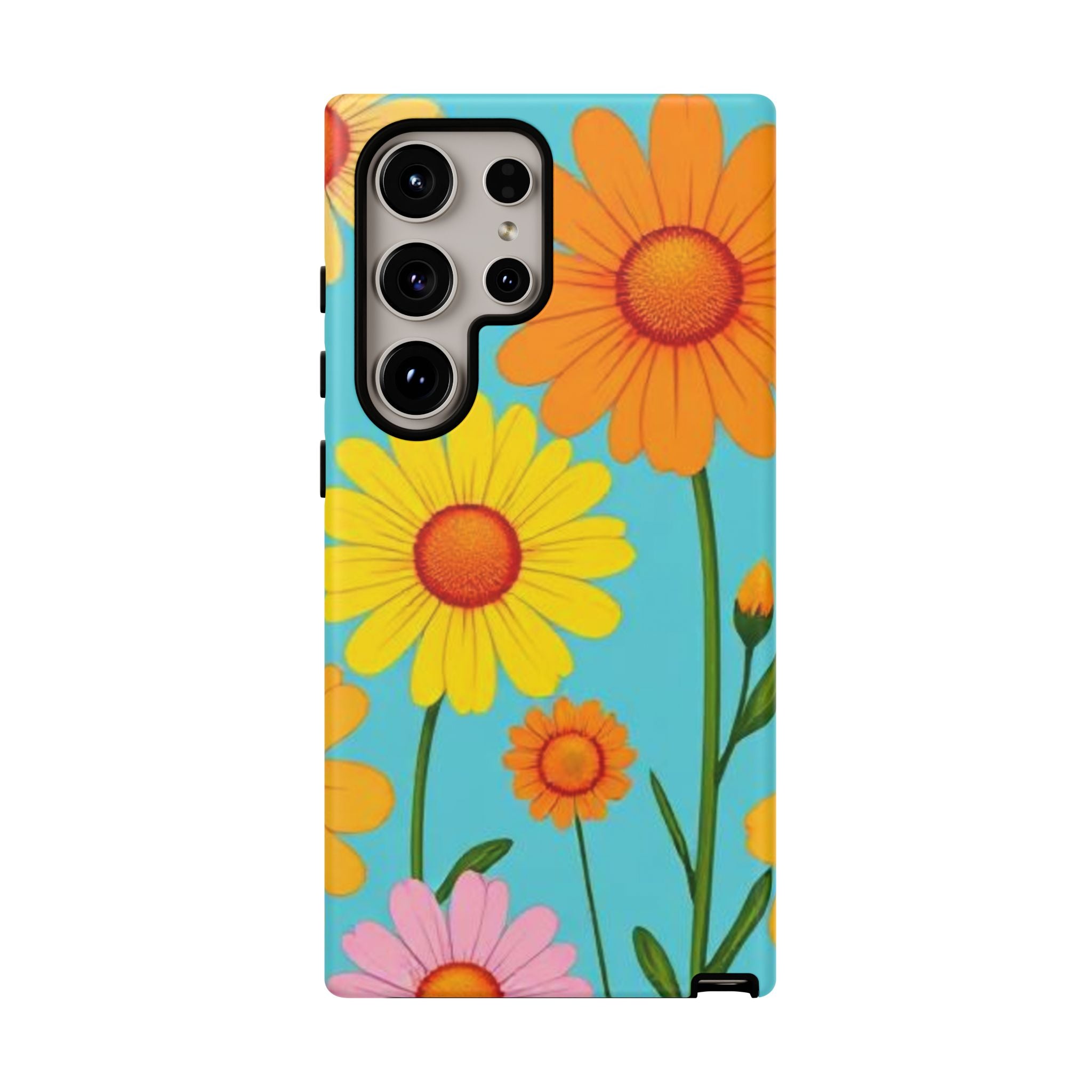 Floral Daisy Tough Case for Android