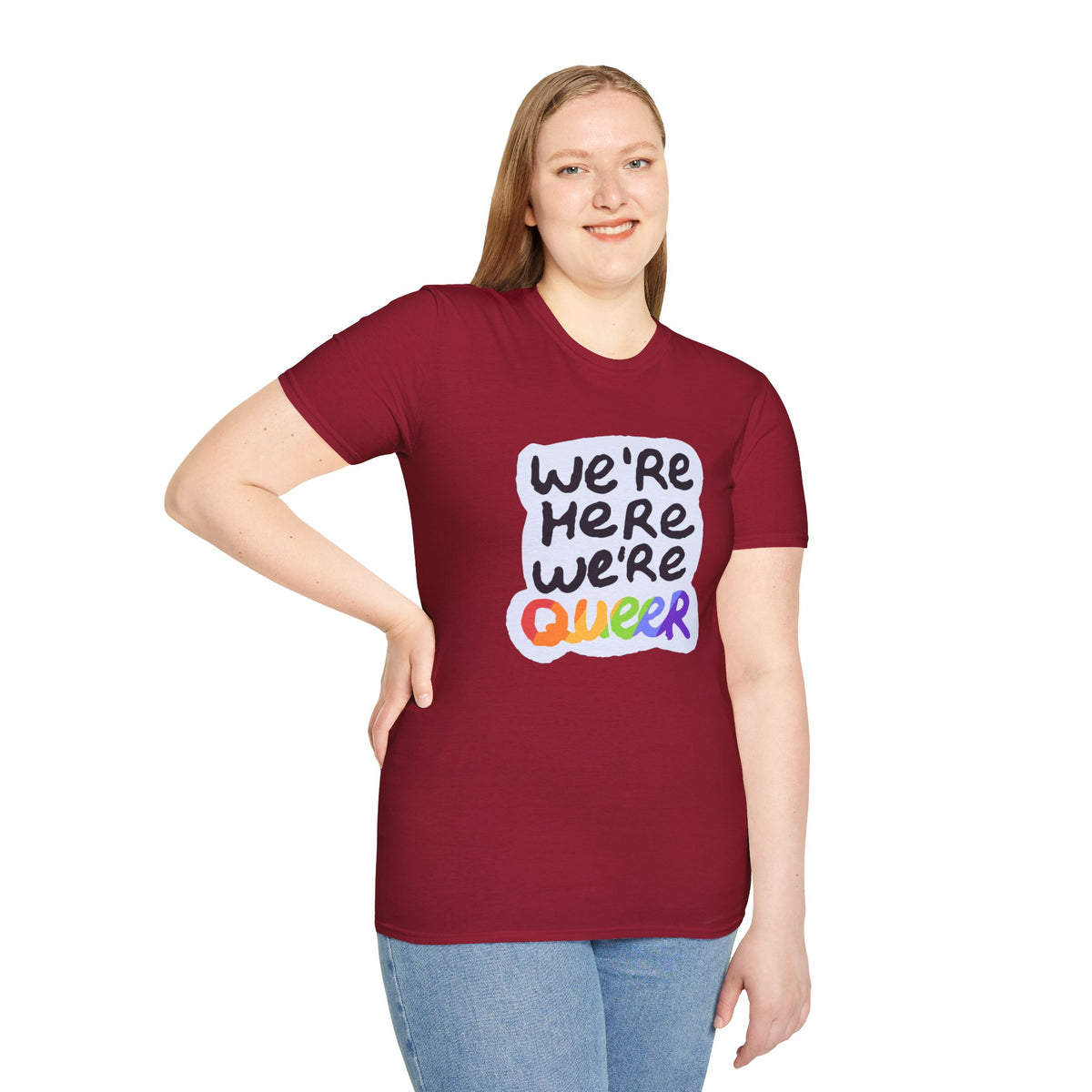 We’re Here We’re Queer Pride Tree Las Vegas T-Shirt