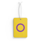 Intersex Pride Flag Car Air Freshener - Eclectic and Aromatic
