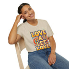 Love & Let Love Retro T-Shirt
