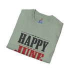 Juneteenth T-Shirt — "Happy Juneteenth" Celebration Tee