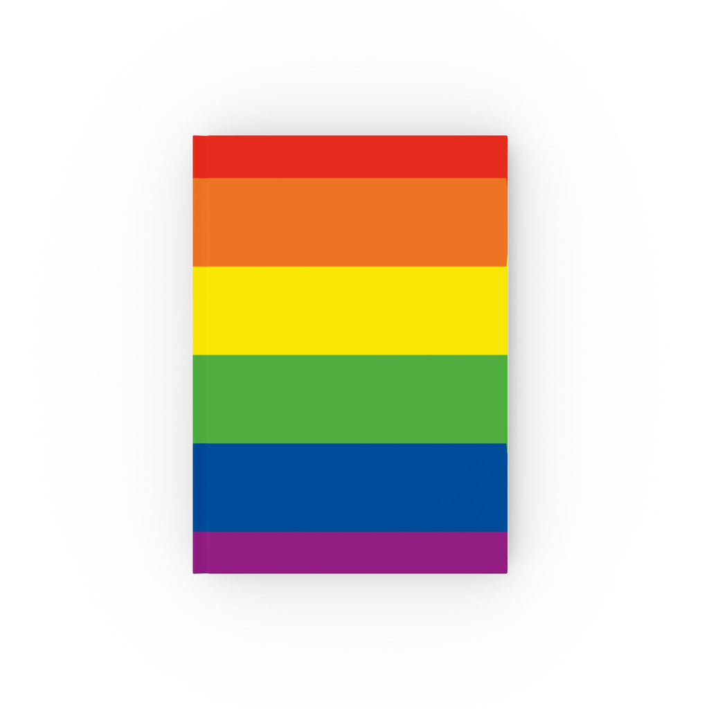 Vibrant Inclusive Pride Flag Design Journal - Perfect for Gifts, Journaling, and Celebrations