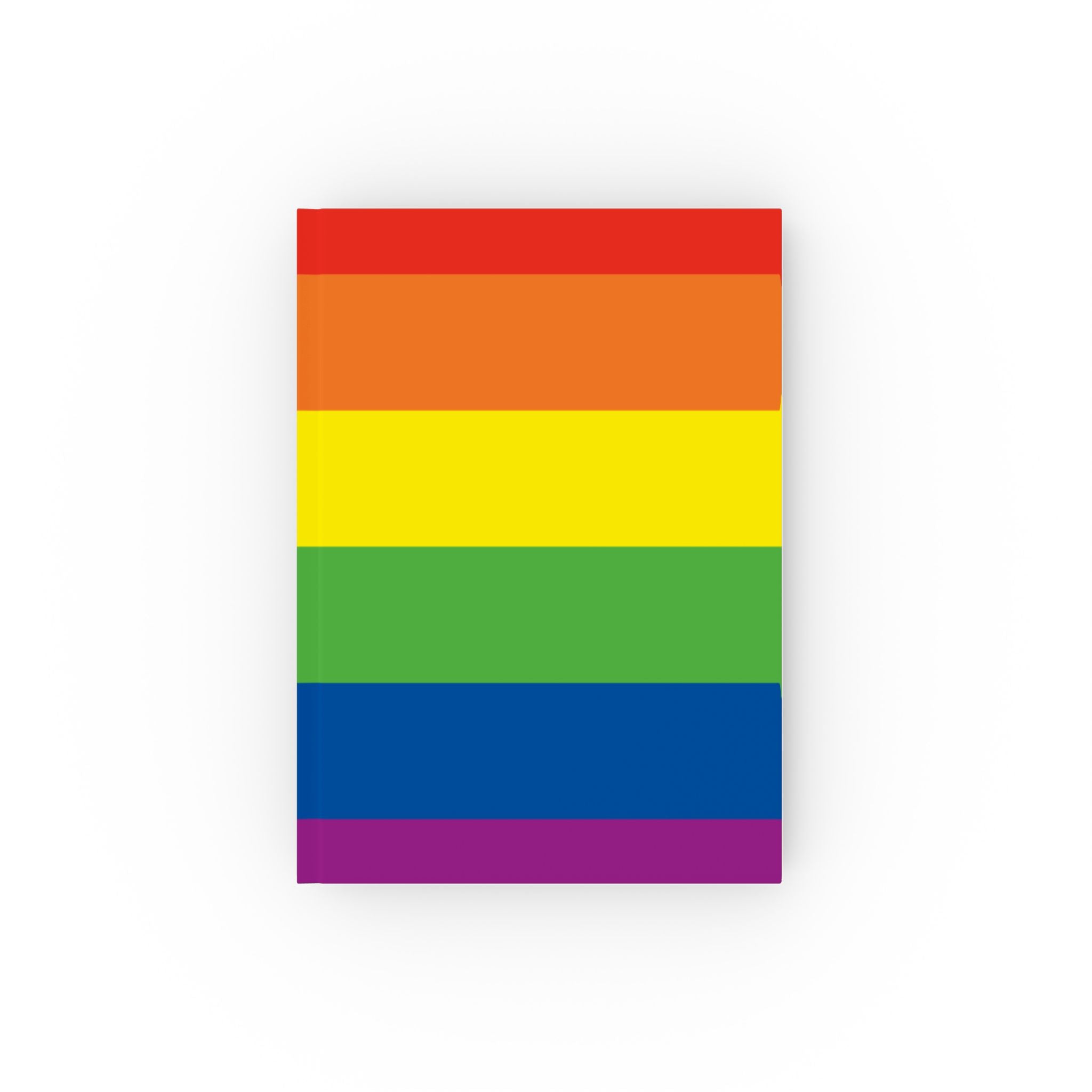 Vibrant Inclusive Pride Flag Design Journal - Perfect for Gifts, Journaling, and Celebrations