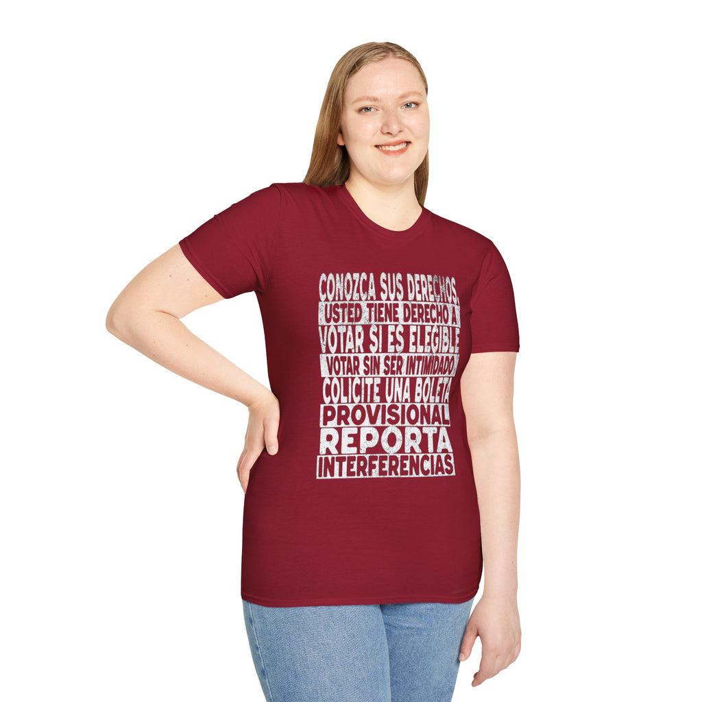 Know Your Voting Rights Spanish T-Shirt