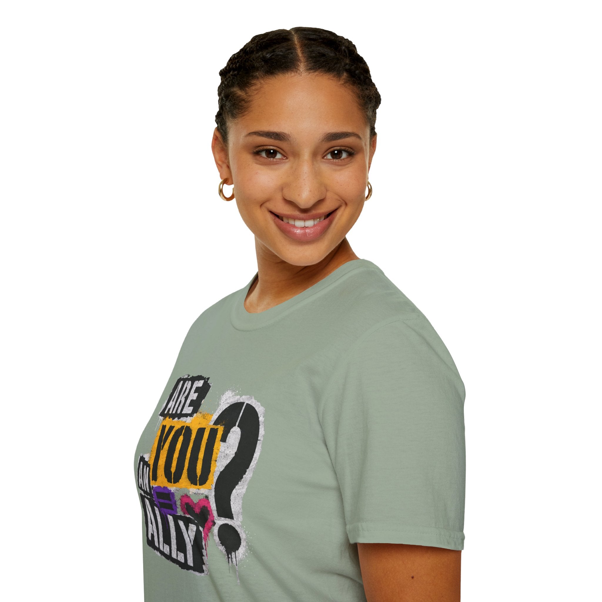 Are You An Ally? Graphic T‑Shirt — Pride & Allyship Tee