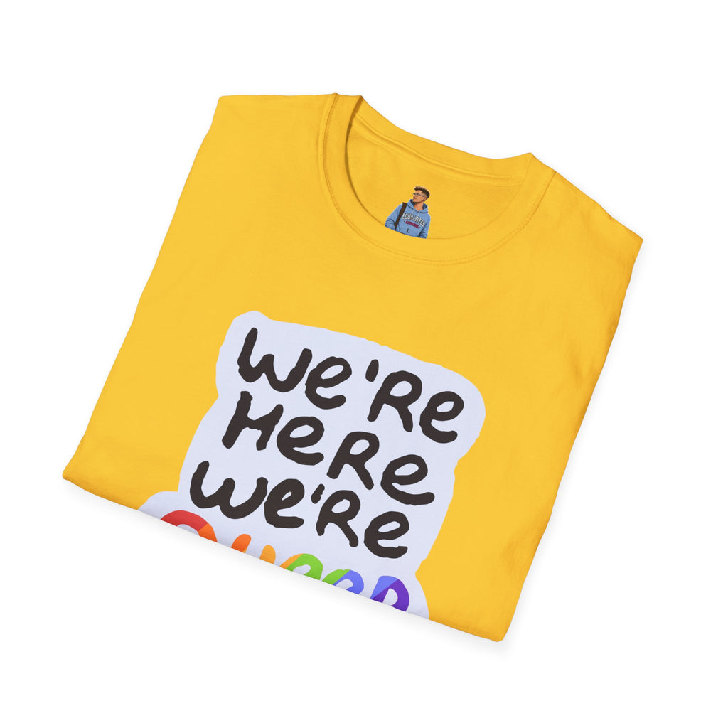 We’re Here We’re Queer Pride Tree Las Vegas T-Shirt