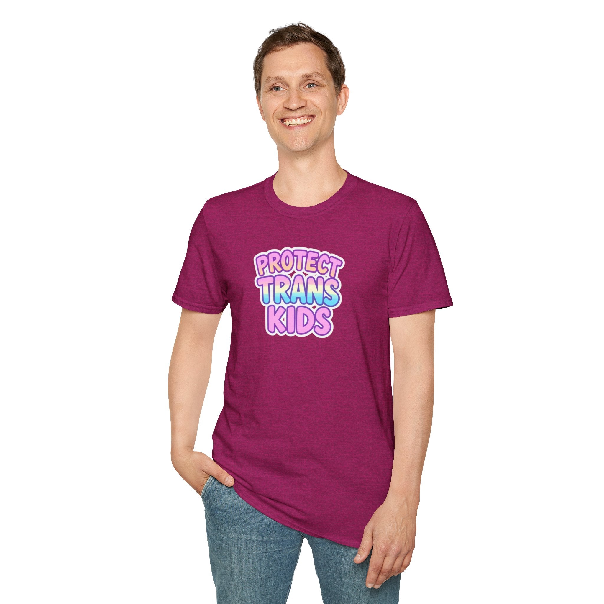 Unisex Softstyle T-Shirt - Protect Trans Kids Tee