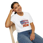 Patriotic Statement T-Shirt - Democracy Trumps the Felon