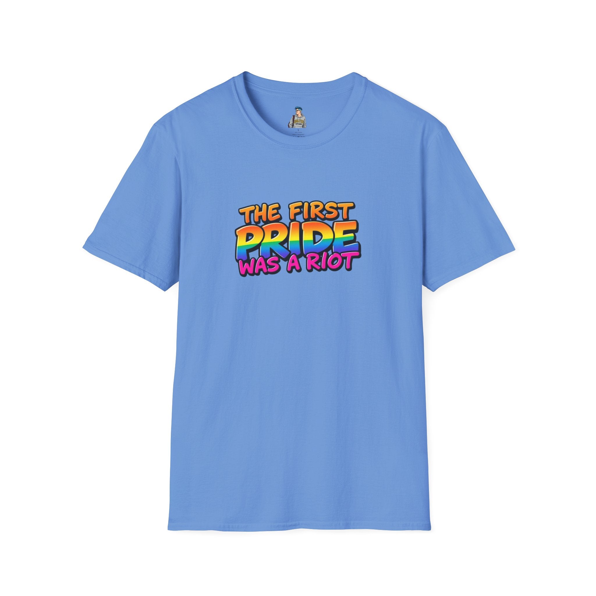 The First Pride Was A Riot Unisex softstyleTee