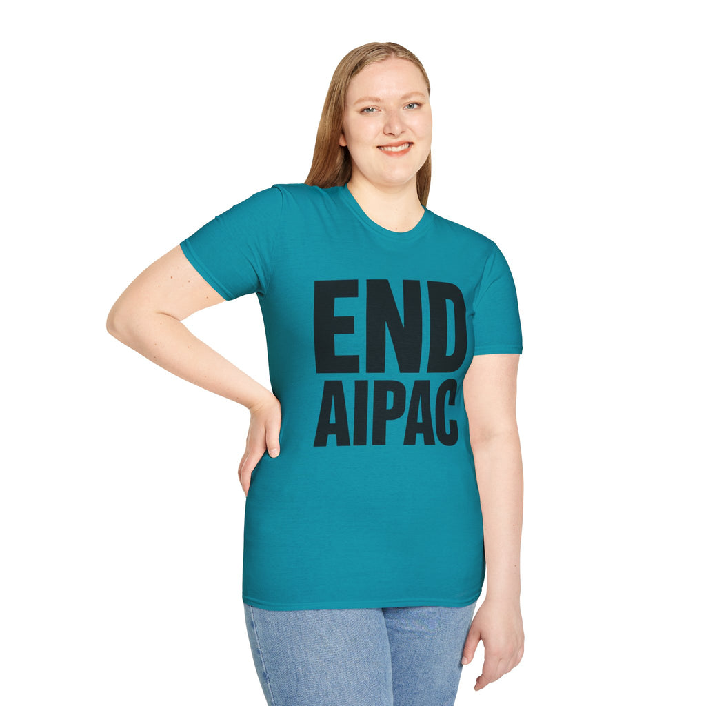 END AIPAC Bold Protest T-Shirt
