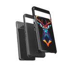 Colorful Fractal Deer Art Design Tough Case For Android & iPhone