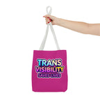 Trans Visibility Saves Lives Tote Bag