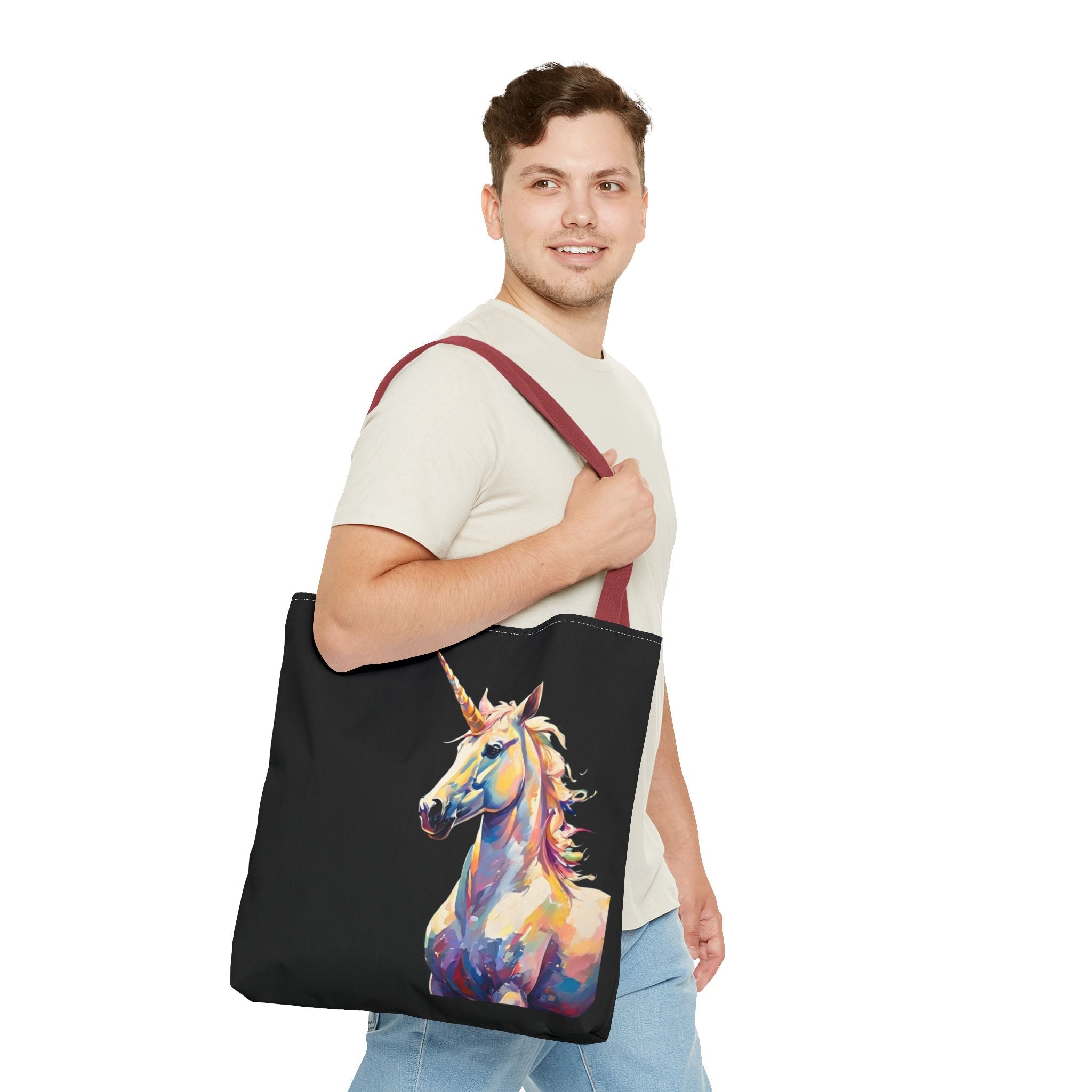 Watercolor Unicorn Tote Bag