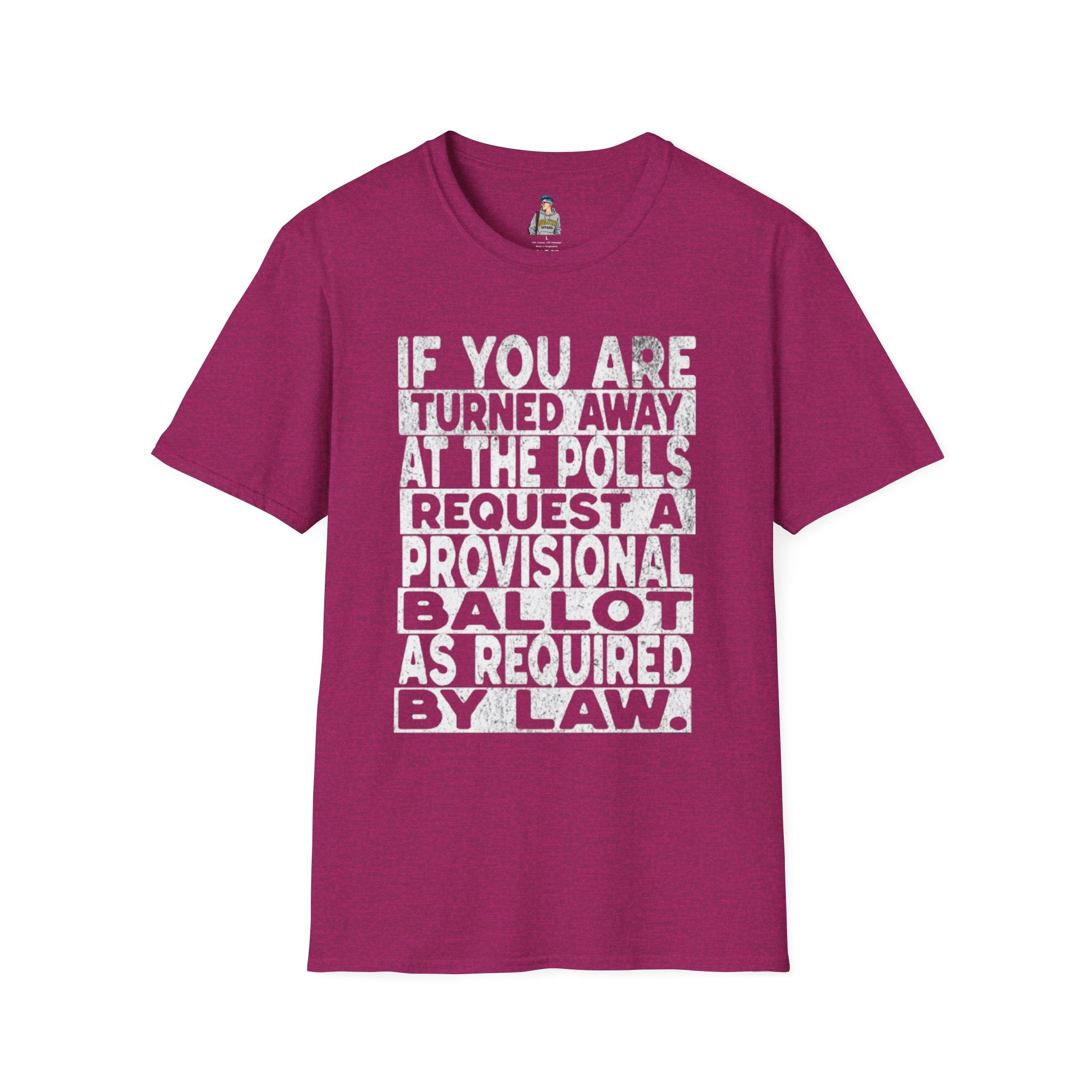 Do Not Be Intimidated Know Your Rights Voting Tee-English