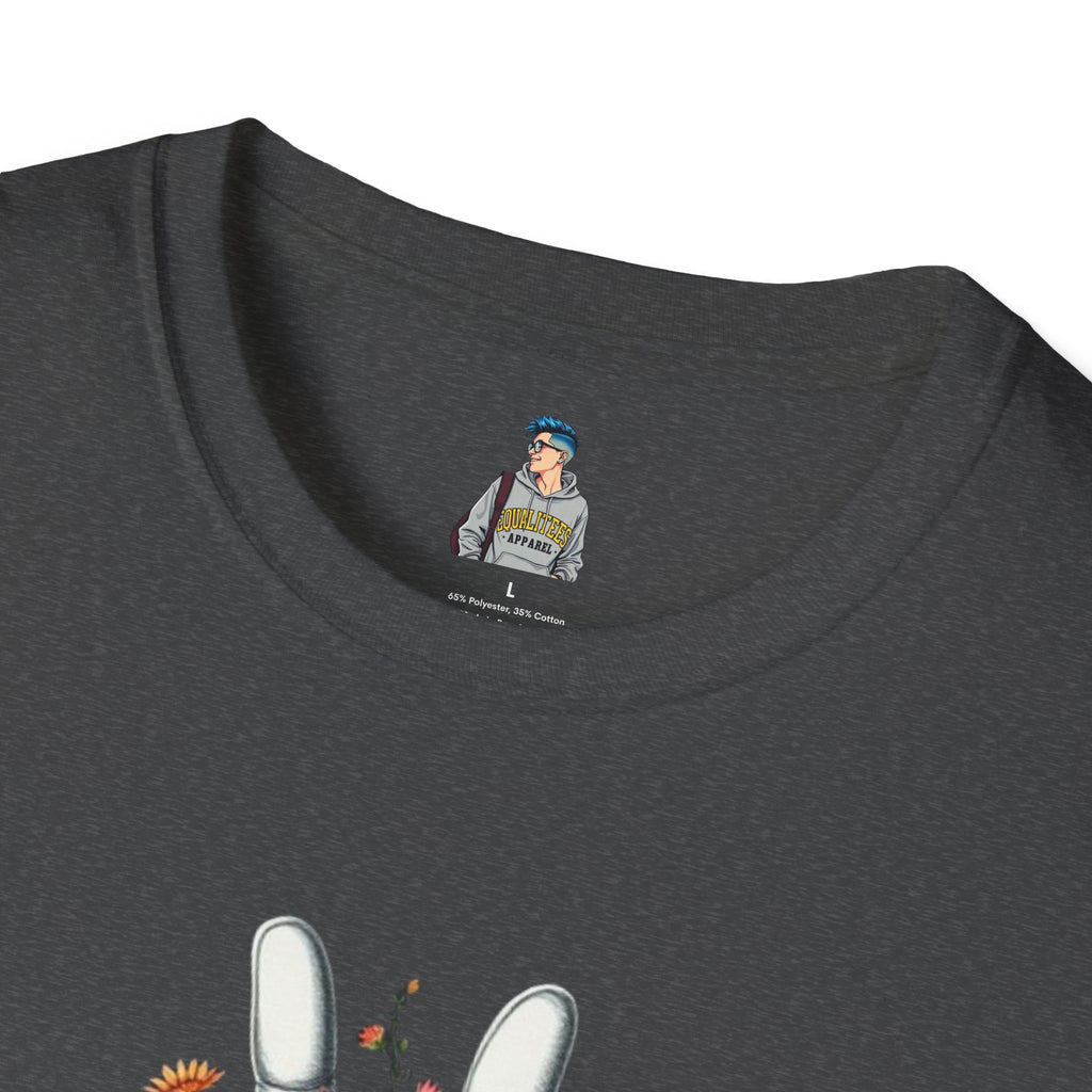 Grow Peace Unisex Softstyle T-Shirt - Boho Inspiration, Perfect for Festivals and Everyday Wear