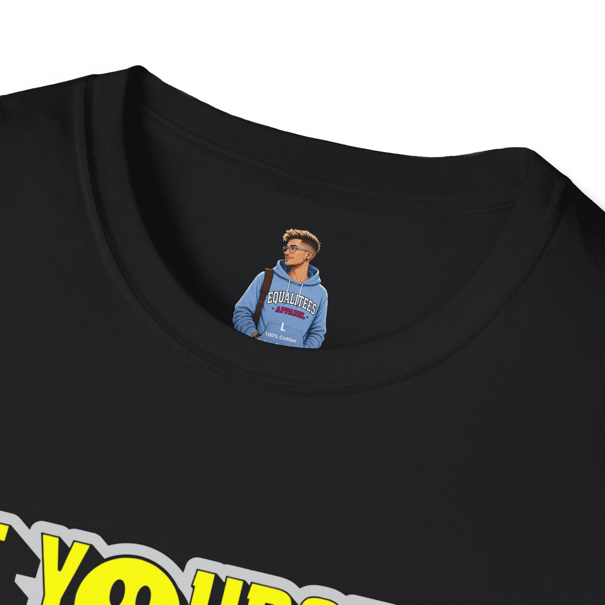 Be Yourself Smiley Unisex Softstyle T-Shirt