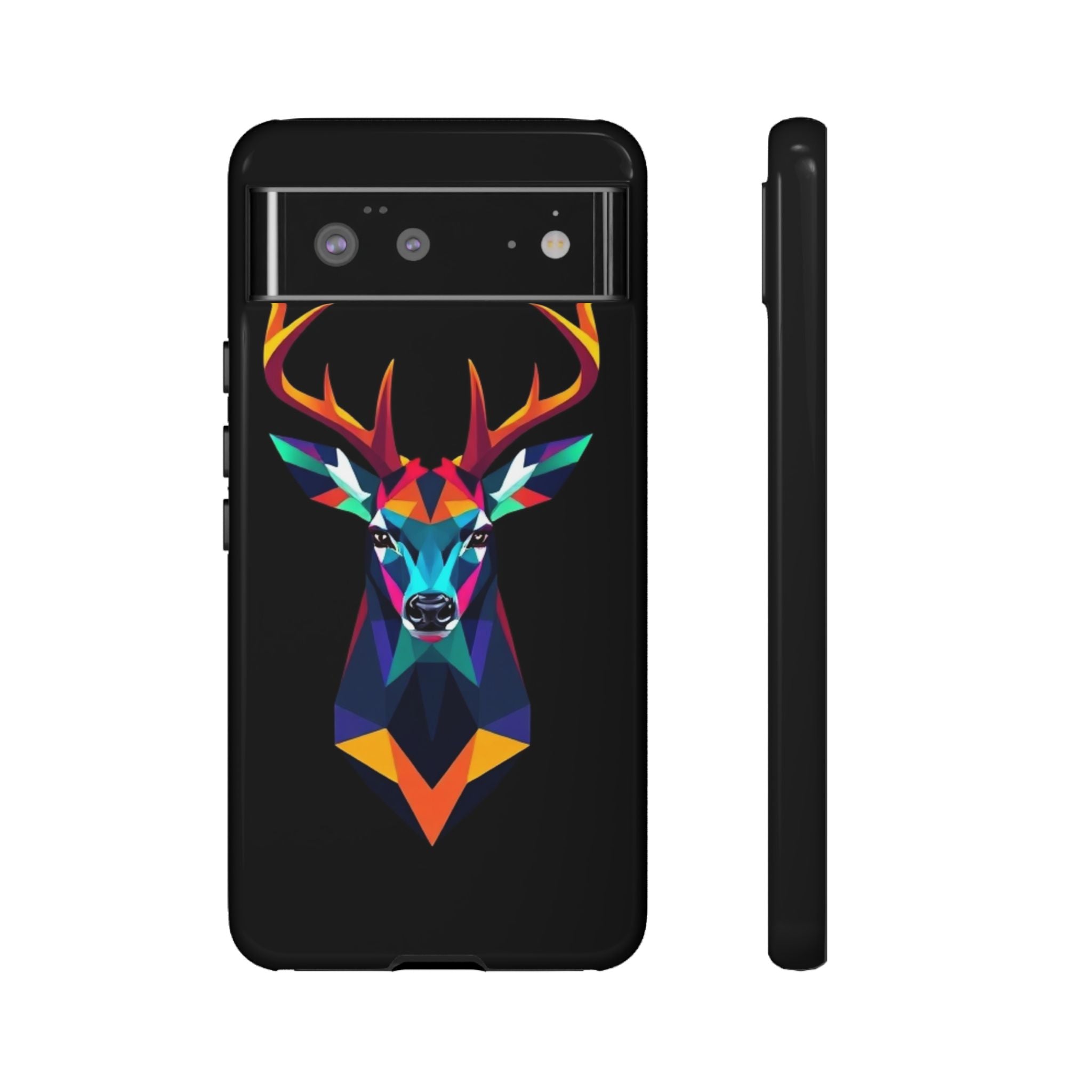 Colorful Fractal Deer Art Design Tough Case For Android & iPhone
