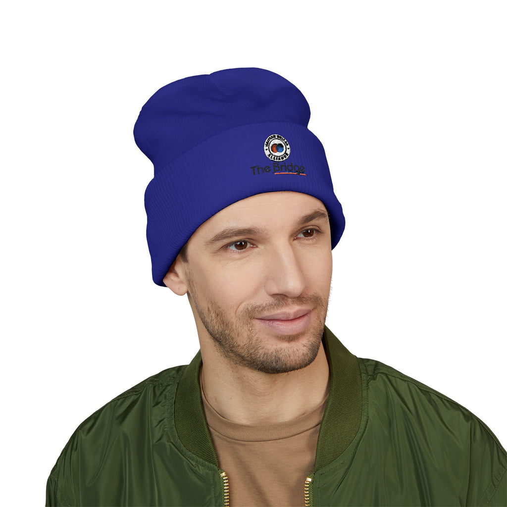 Embroidered Haitian Bridge Alliance Logo Cuffed Beanie — Warm Knit Winter Hat